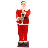 PAPAI NOEL GIGANTE ELETRICO MUSICAL COM SAXOFONE!