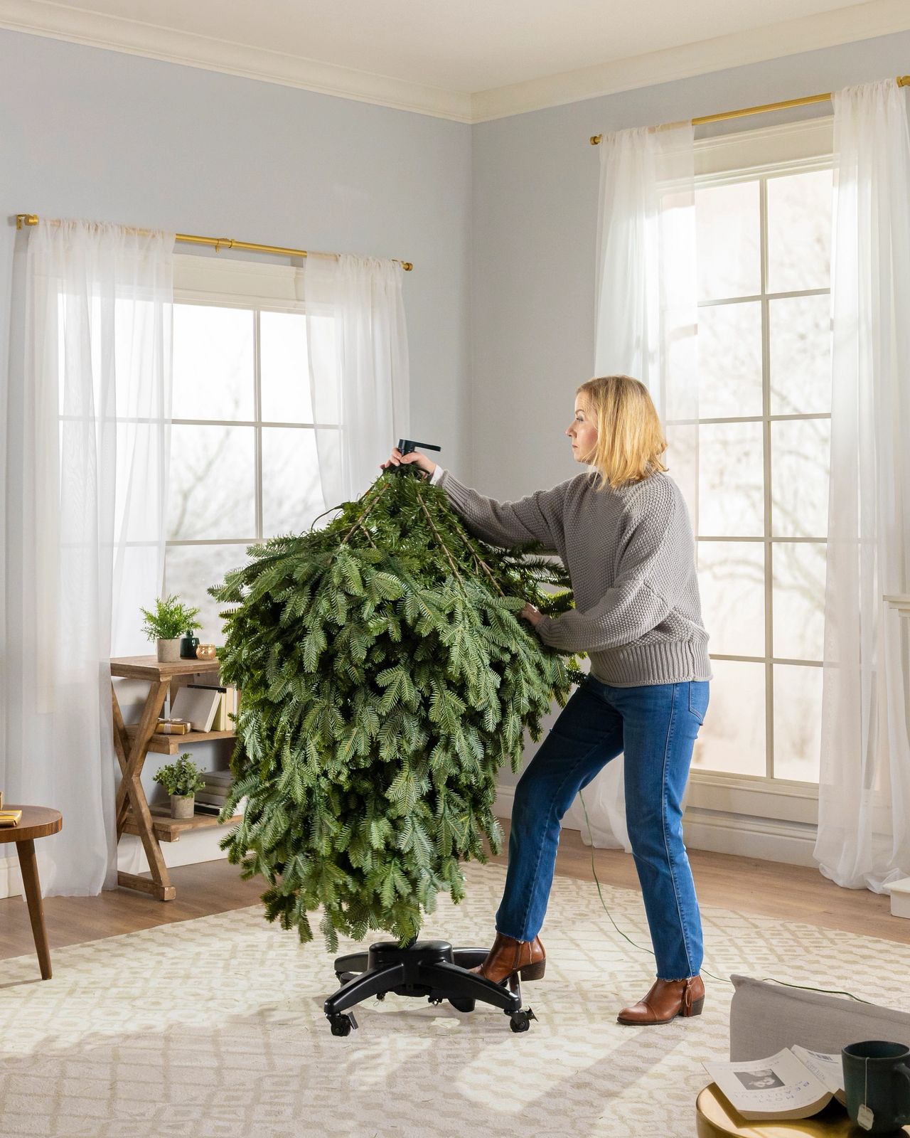 Árvore De Natal Com Micro LED Embutida